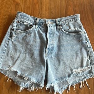 Agolde Parker long shorts, size 26, color is Swap Meet